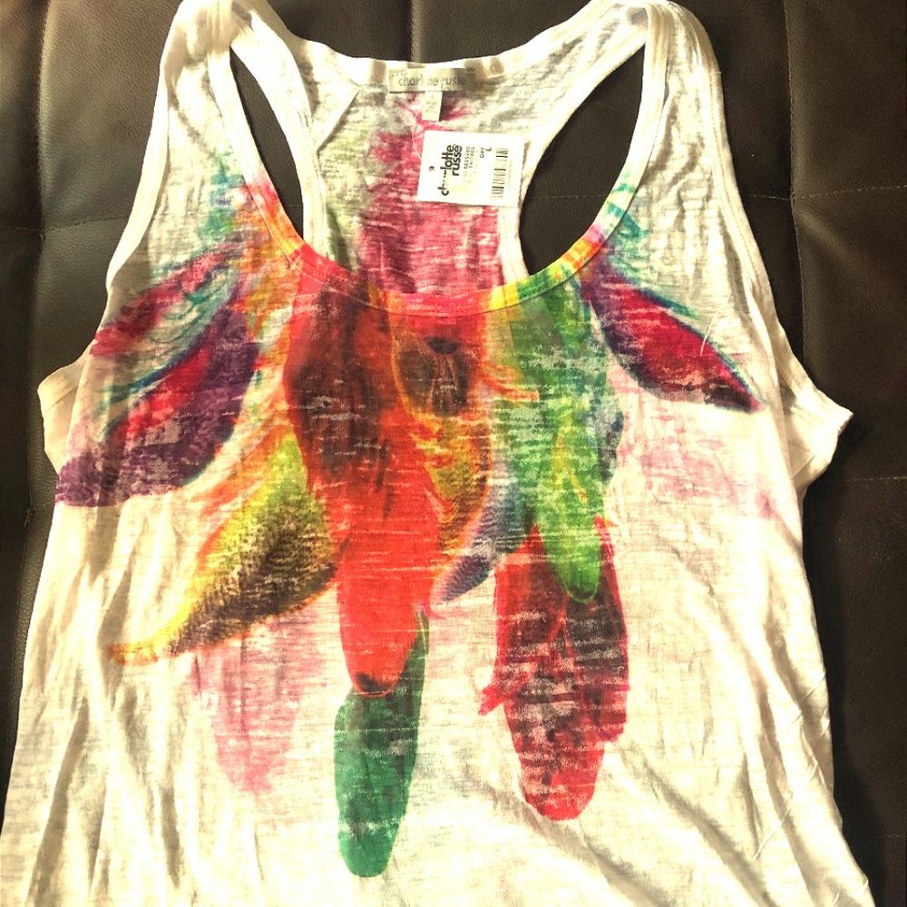 ❌SOLD❌Charlotte Russe Colorful Tank Top  Women's Large